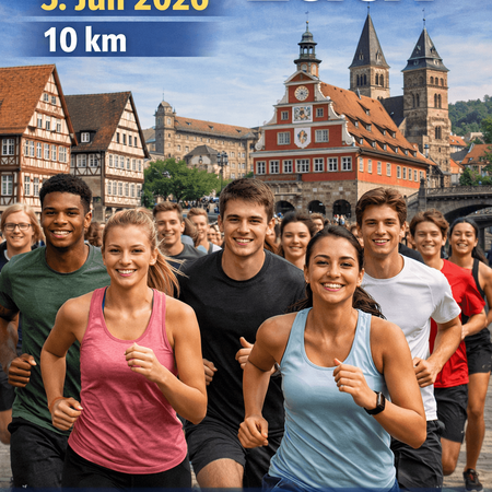 Eine diverse Gruppe von Läufern nimmt am Eßlinger Zeitung Lauf am 5. Juli 2026 teil. | © Eßlinger Zeitung